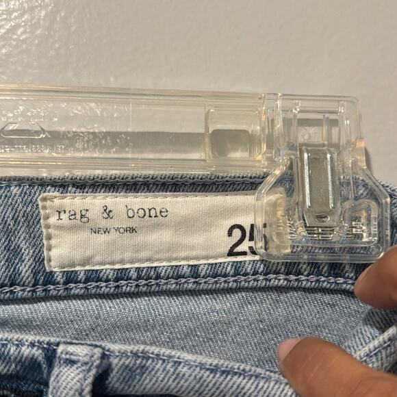 Rag & Bone Women's Jeans Marlow Midrise Ankle Straight Size 25 - Picture 3 of 9